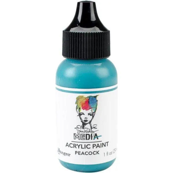 Heavy Body Acrylic Paint - Peacock cotton
