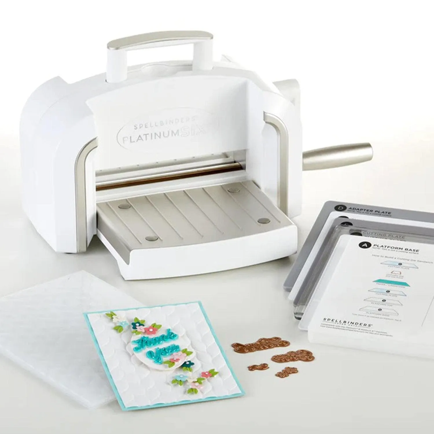 Platinum 6 Machine W/ Universal Plate System bright