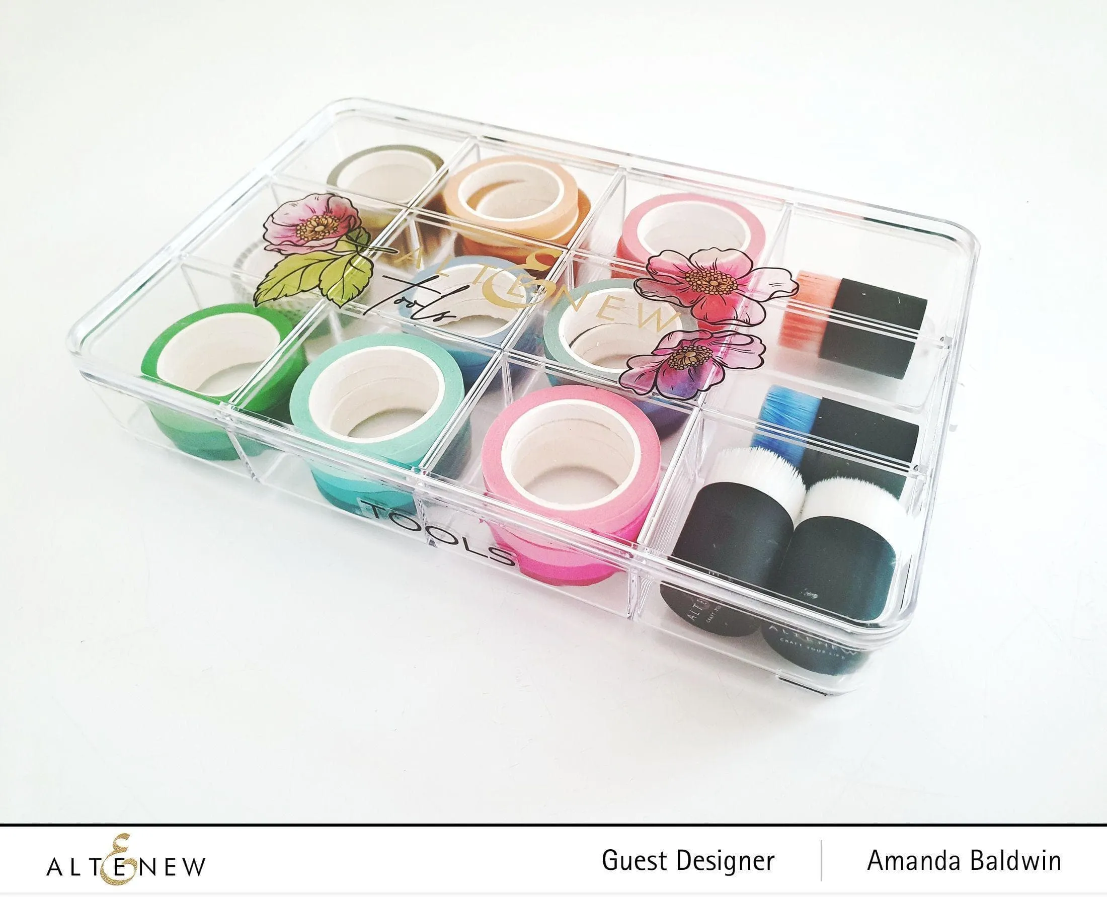 steel Stay Organized 12 Ink Blending Tools & Stackable Storage Bundle
