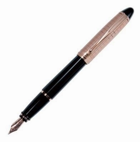 Aurora Ipsilon Quadra Sterling Silver Rose Gold Fountain Pen classic seasonal