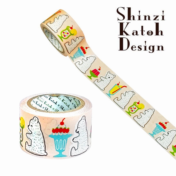 Bear Bear Sweets Kraft Tape shiny organic