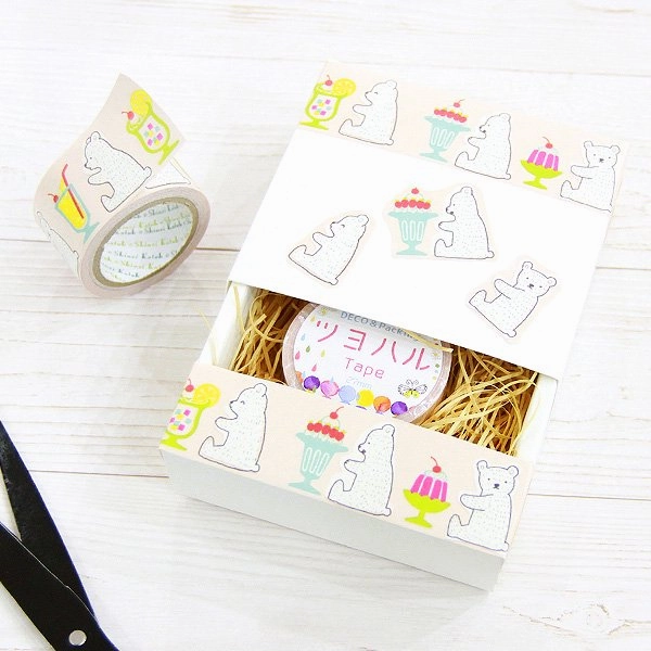 Bear Bear Sweets Kraft Tape adjustable robust