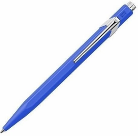 Caran D'Ache 849 Metal Blue Ballpoint Pen quickdry bulk