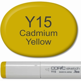 solid pack Copic Sketch Marker - Y15 Cadmium Yellow