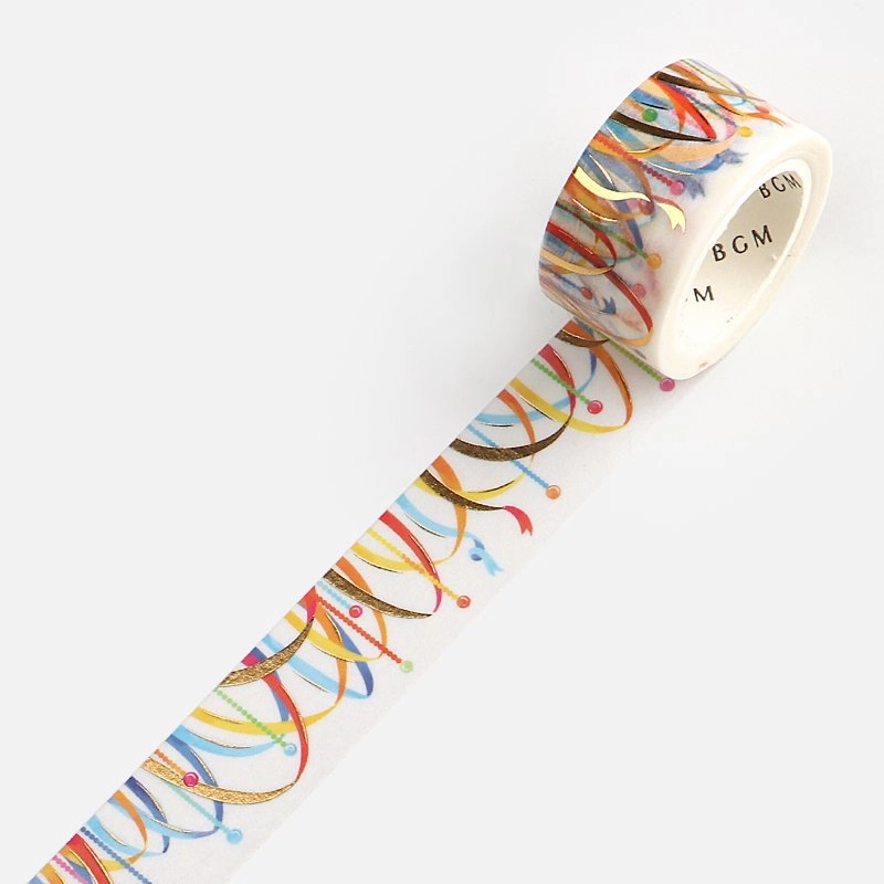 steel Curtain Decoration Washi Tape Foil Bgm