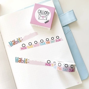 Habit Tracker Washi Tape stackable