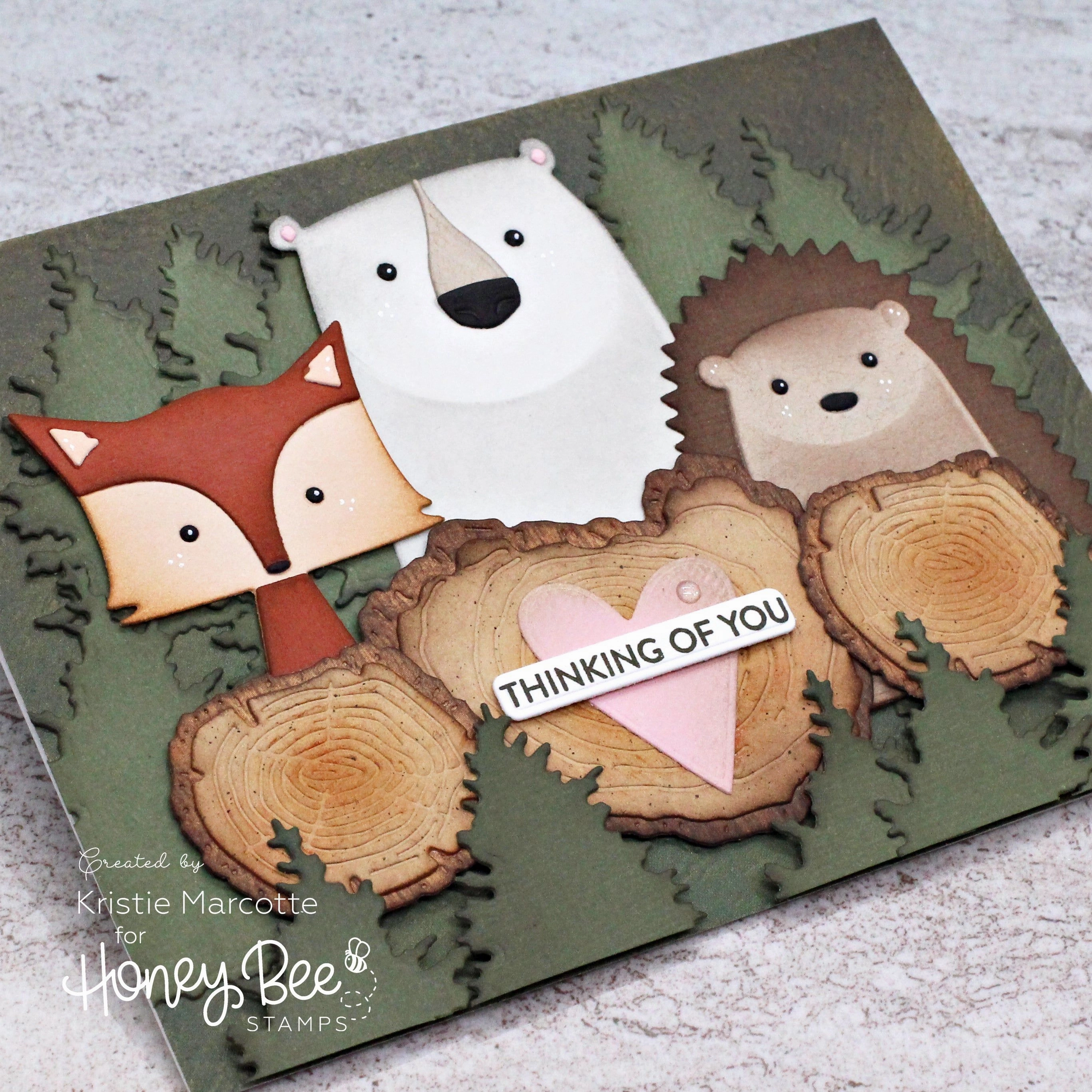 flat Mini Messages - 6X6 Stamp Set