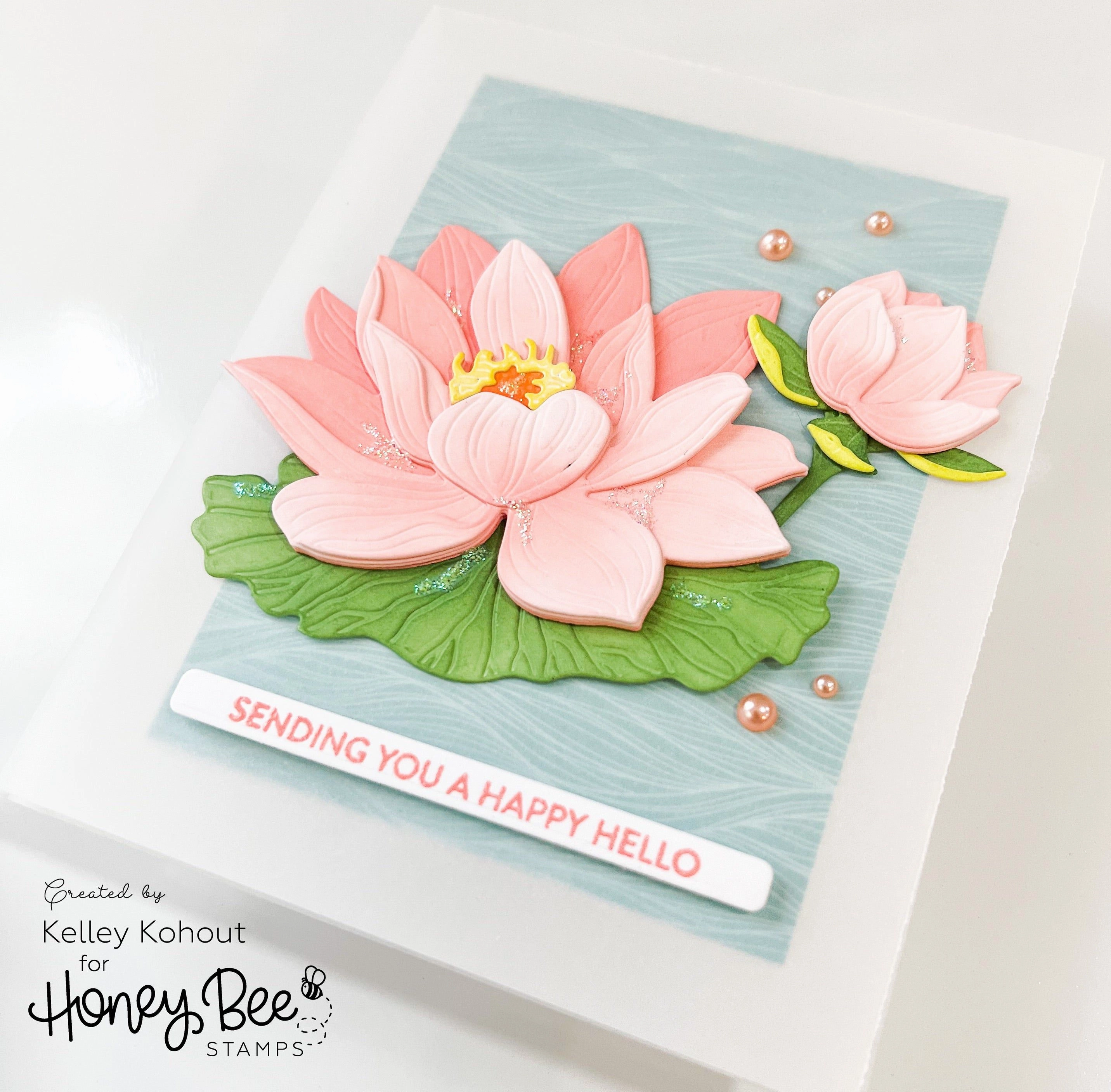 biodegradable set Mini Messages - 6X6 Stamp Set