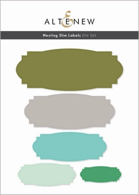 Nesting Slim Labels Die Set locking