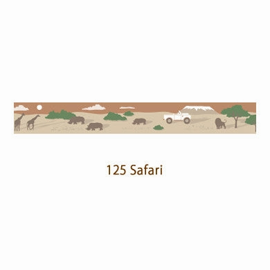 Safari Washi Tape neutral large