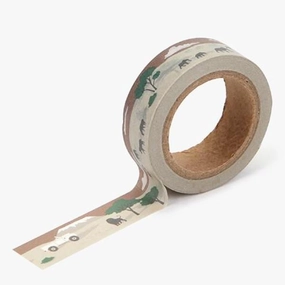 Safari Washi Tape vivid lasting