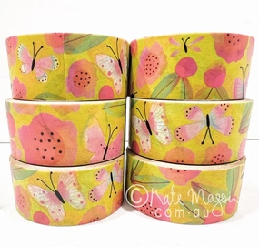 Spring Floral Butterfly Washi Tape daily quickdry