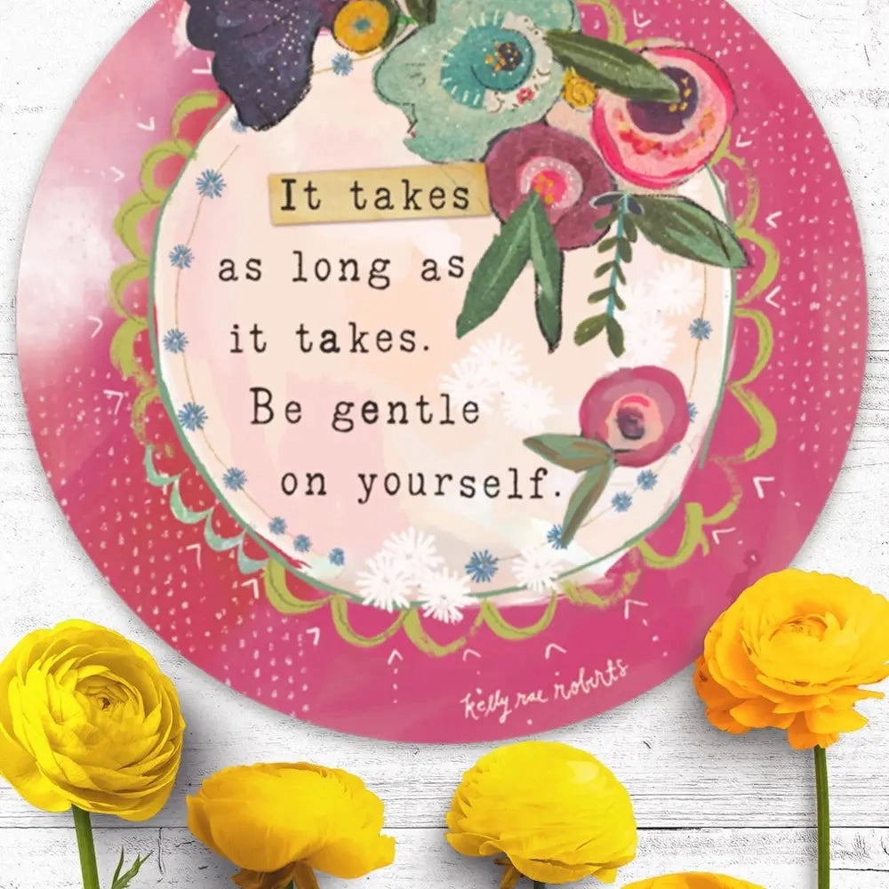 single Be Gentle On Yourself Vinyl Sticker