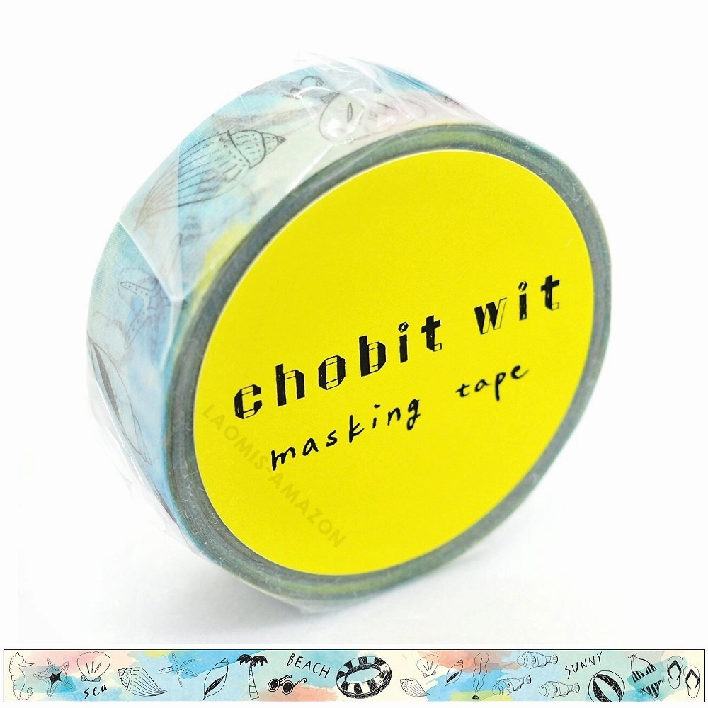 multipurpose sturdy Beach Chobit Wit Washi Tape