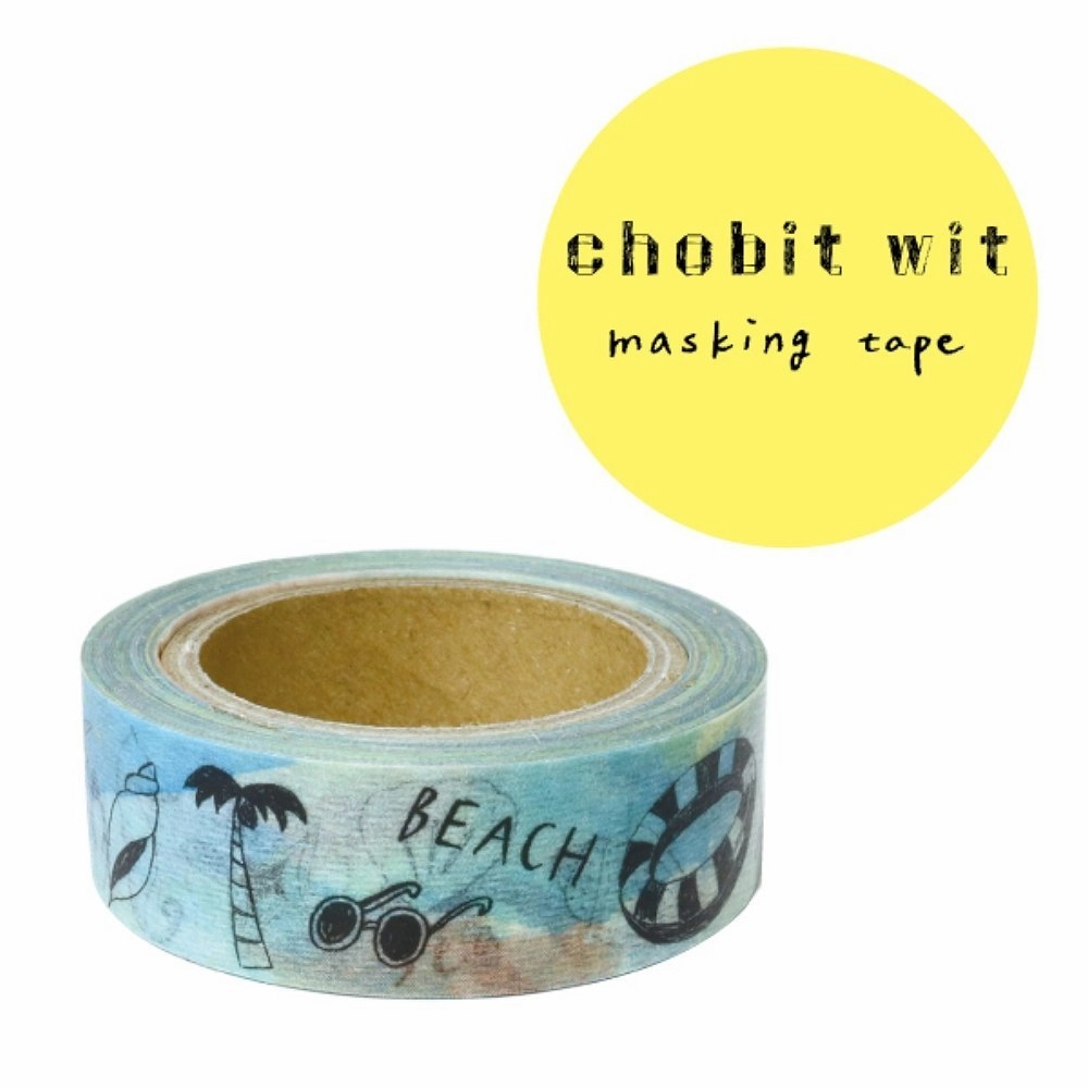 matte Beach Chobit Wit Washi Tape