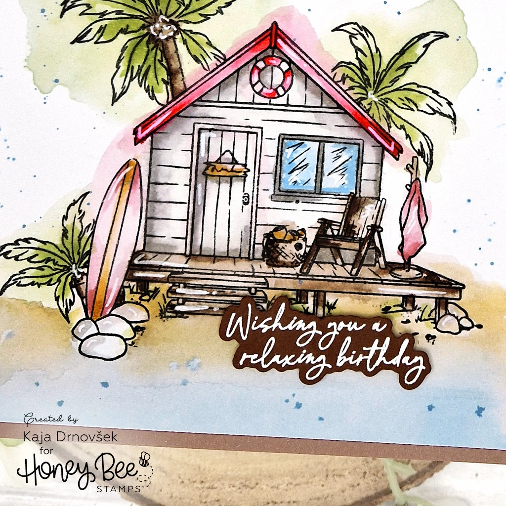 Beach Please - 6X8 Stamp Set giant valuable