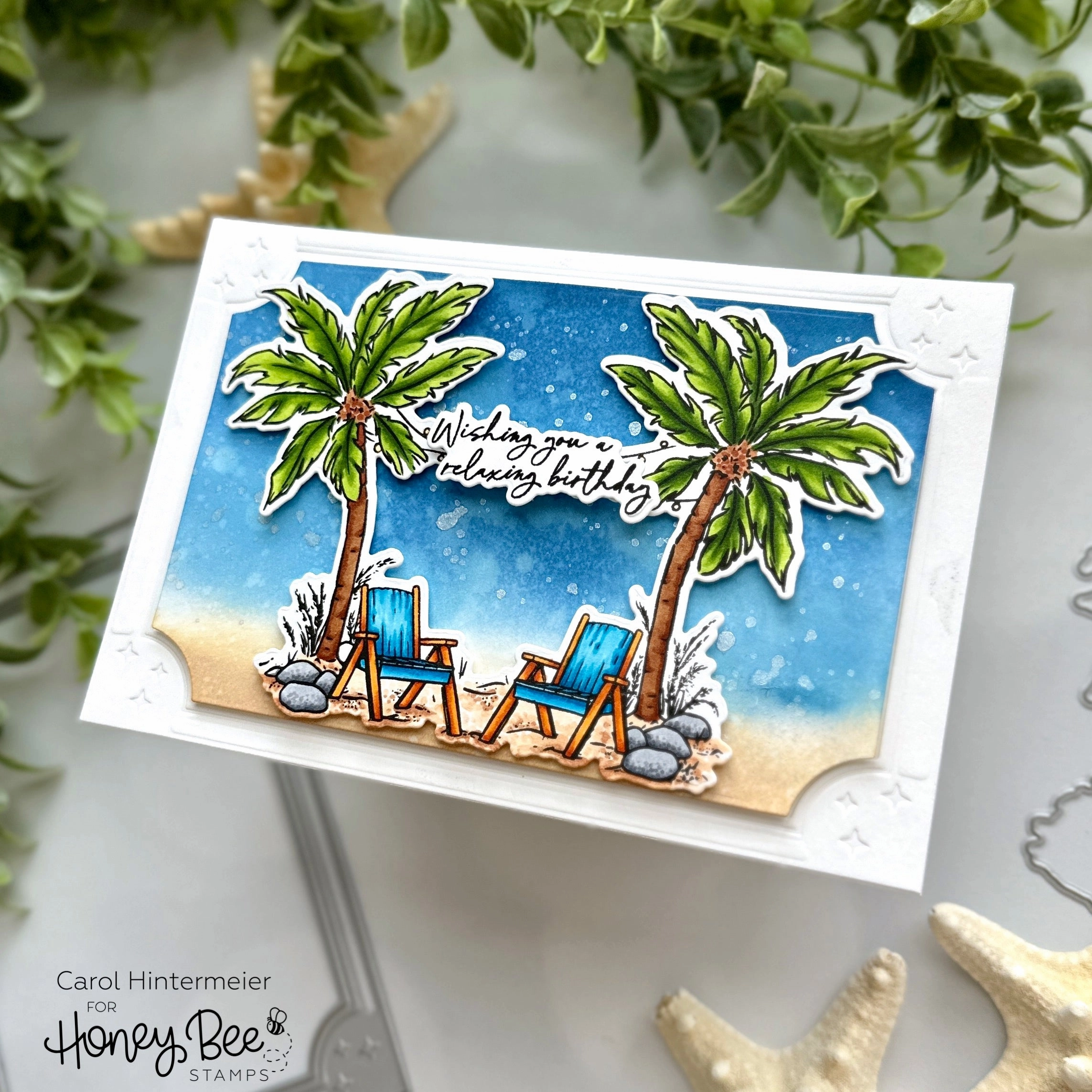 Beach Please - 6X8 Stamp Set basic