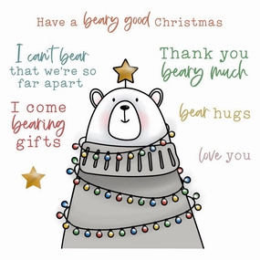 antislip vintage Bear Hugs - 4X5 Stamp Set