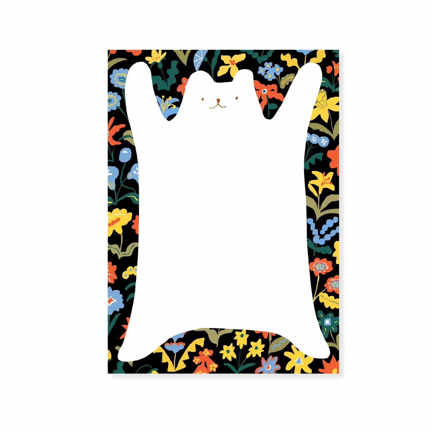 foldable lasting Bear Rug 5" X 7" Notepad