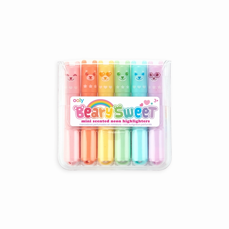 Beary Sweet - Mini Scented Neon Highlighters
