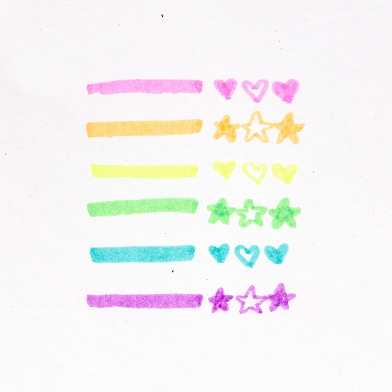 Beary Sweet - Mini Scented Neon Highlighters