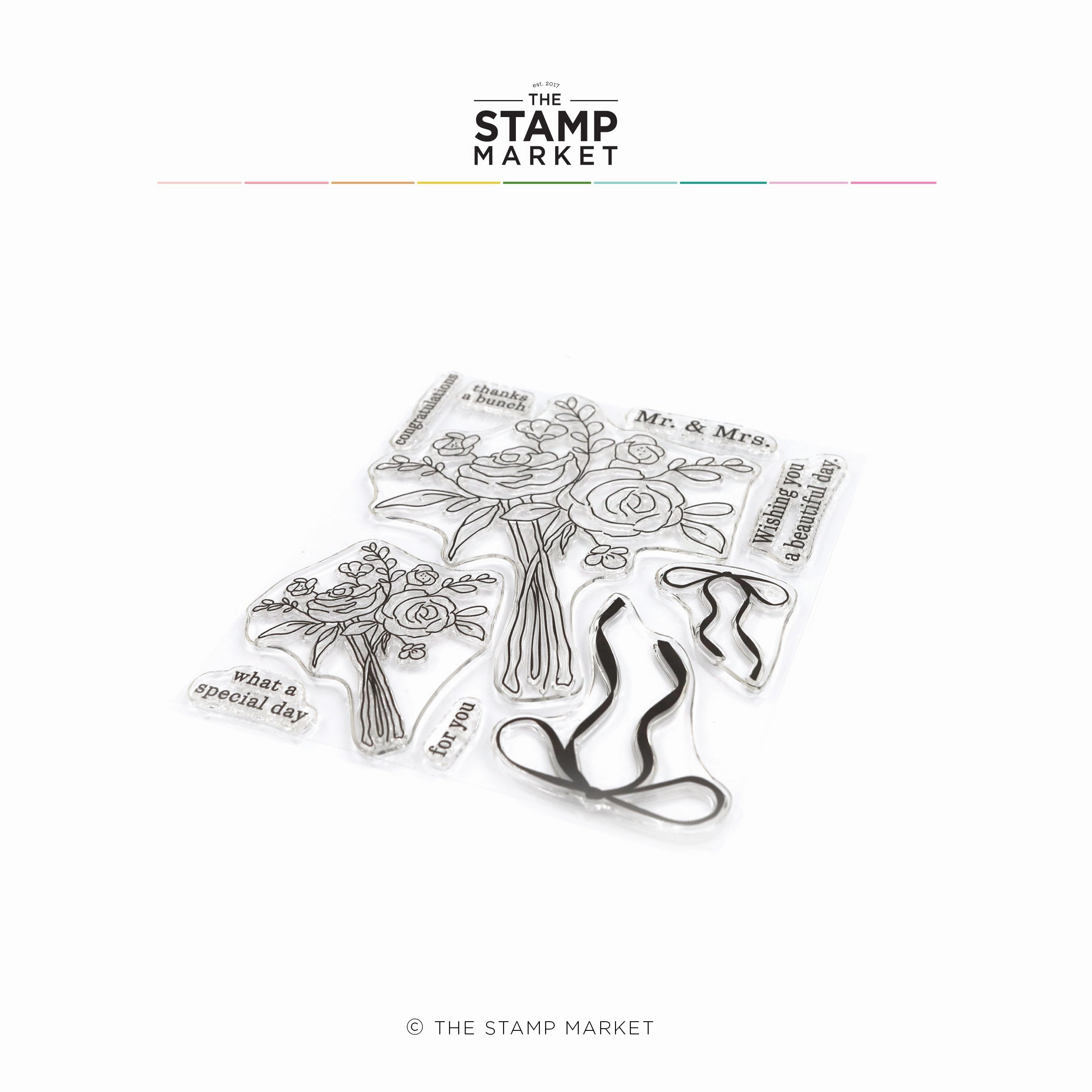 soft Beautiful Bouquet  Stamp