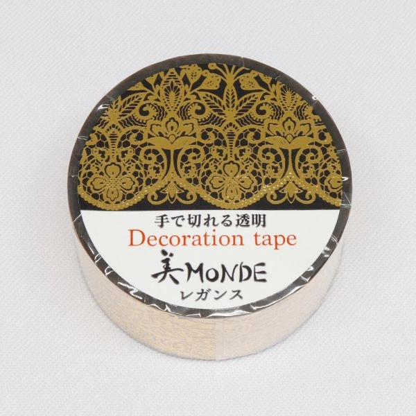 vivid linen Beauty Monde Lace Pet Clear Tape Gr4076