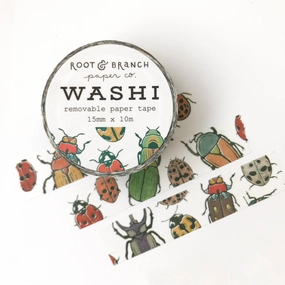 Beetle Washi Tape boxed loose