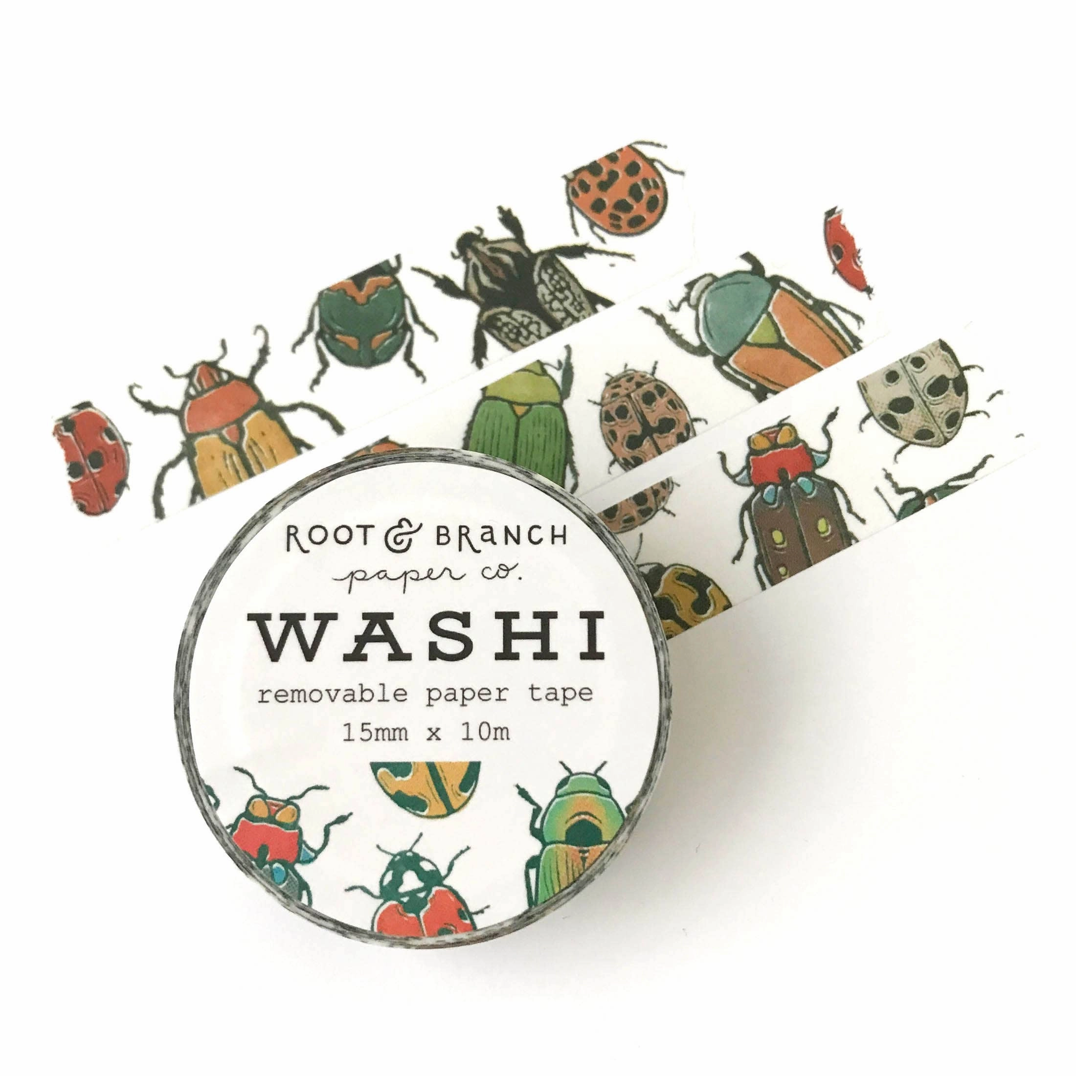 Beetle Washi Tape boxed tall