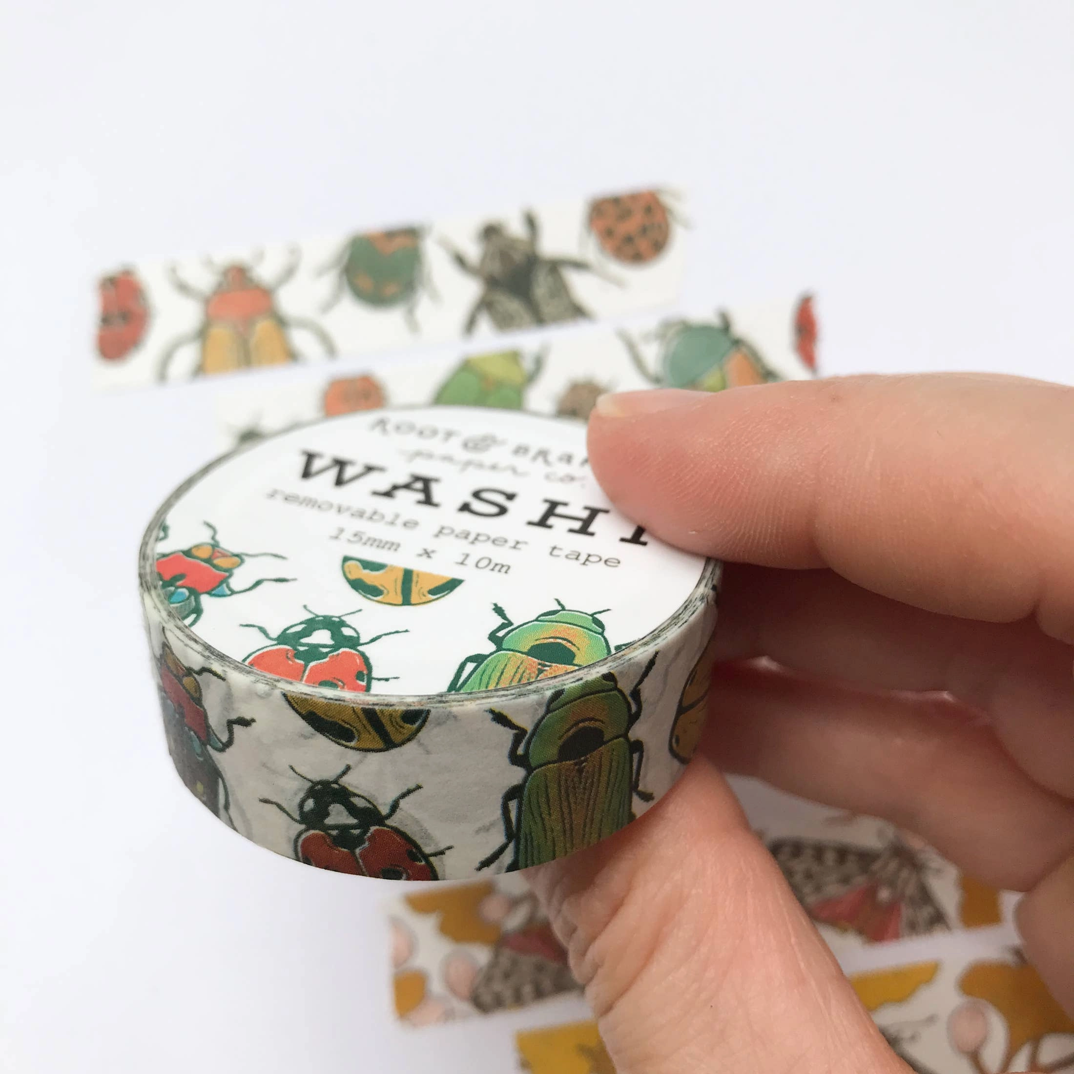 recycled Beetle Washi Tape