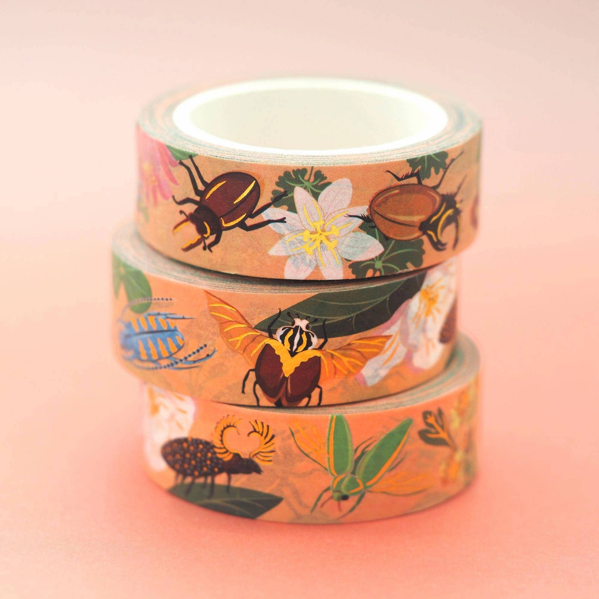 retractable organic Beetle Washi Tape Shoal