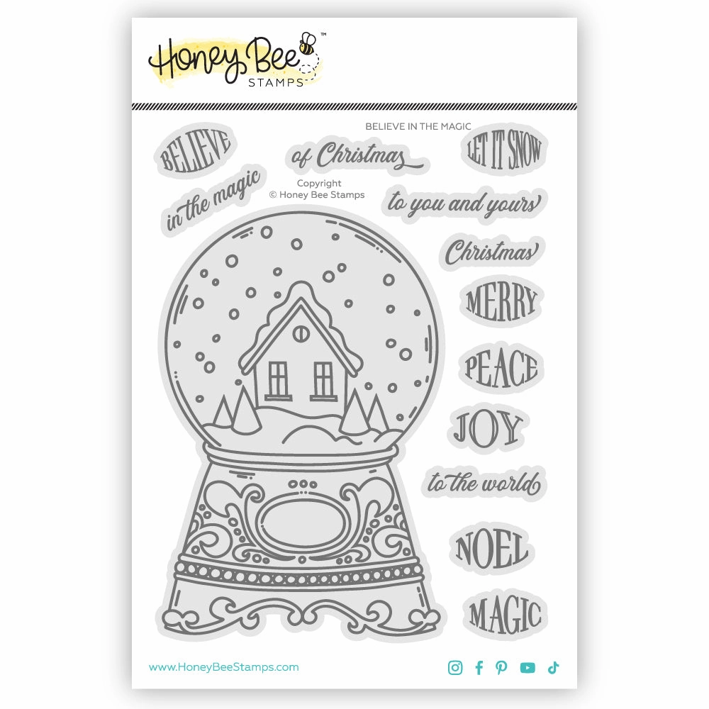 Believe In The Magic - 4X6 Stamp Set organic