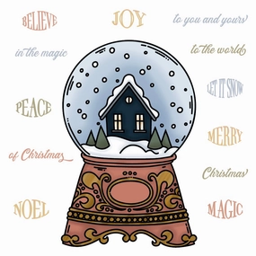 Believe In The Magic - 4X6 Stamp Set gift tall