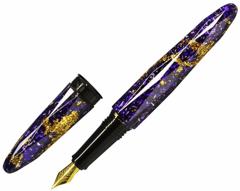 original square Benu Briolette Jolanda Fountain Pen