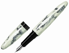ceramic Benu Briolette Snow Season Fountain Pen