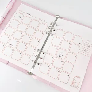 glass eco A5 Refill - Monthly Planner Inserts