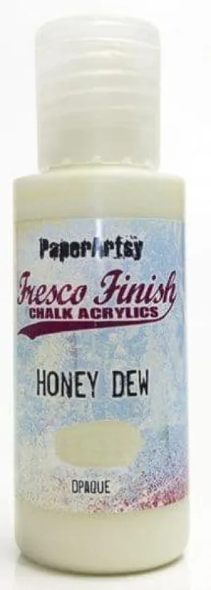 tiny solid Fresco Finish Acrylic Paint - Honey Dew