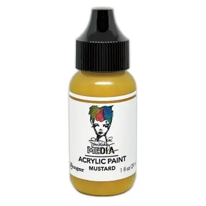 Heavy Body Acrylic Paint - Mustard fiber
