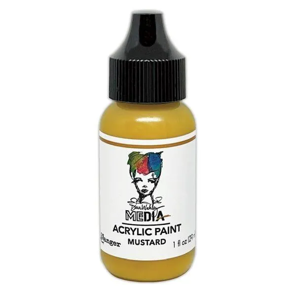 Heavy Body Acrylic Paint - Mustard fiber