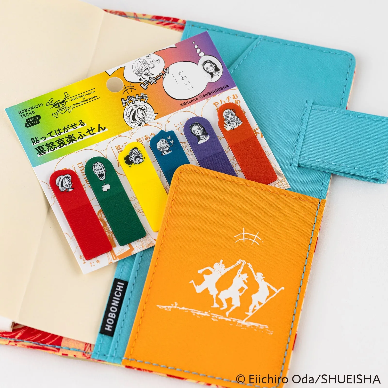 Hobonichi One Piece Magazine: Clear Sticky Note Set (Emotions) soft