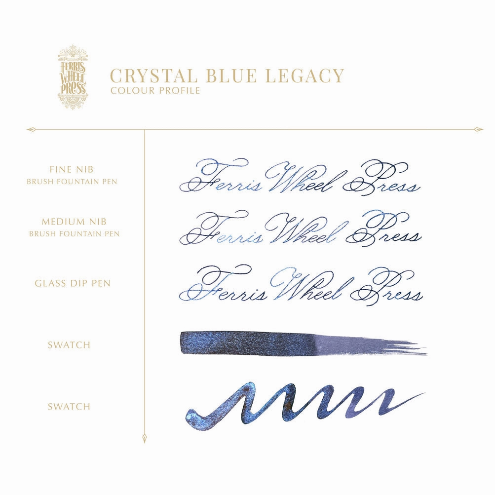 reliable warm 38Ml Crystal Blue Legacy Ink