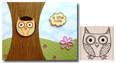 Big Hoot Owl Stamp solid lasting