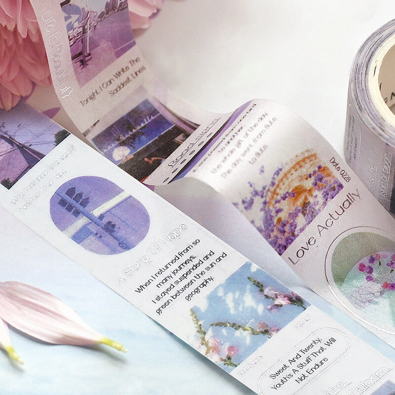 Color City Purple Washi Tape magnetic steel