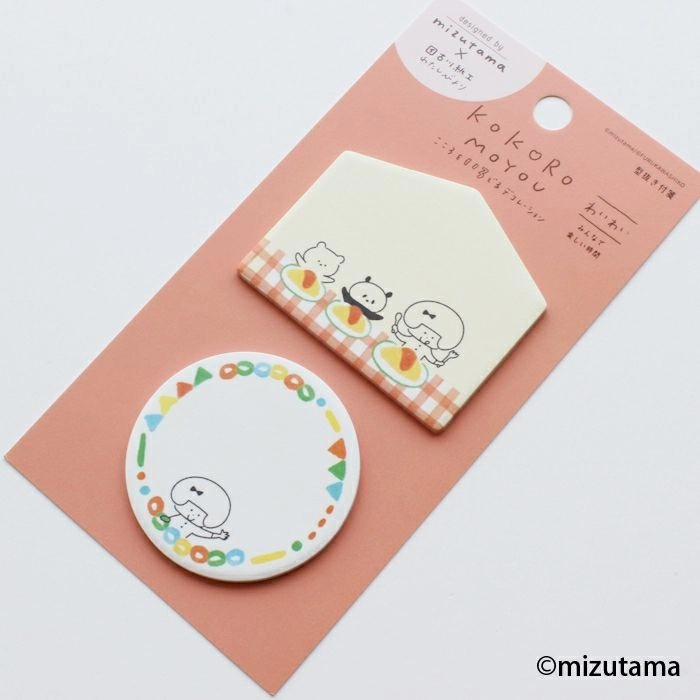 trusted durable Mizutama Die-Cut Sticky Notes - Waiwai