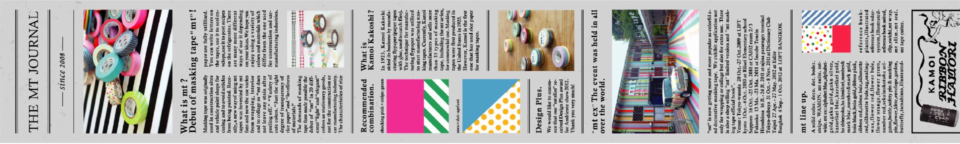 set synthetic Mt Ex Washi Tape - Newspaper