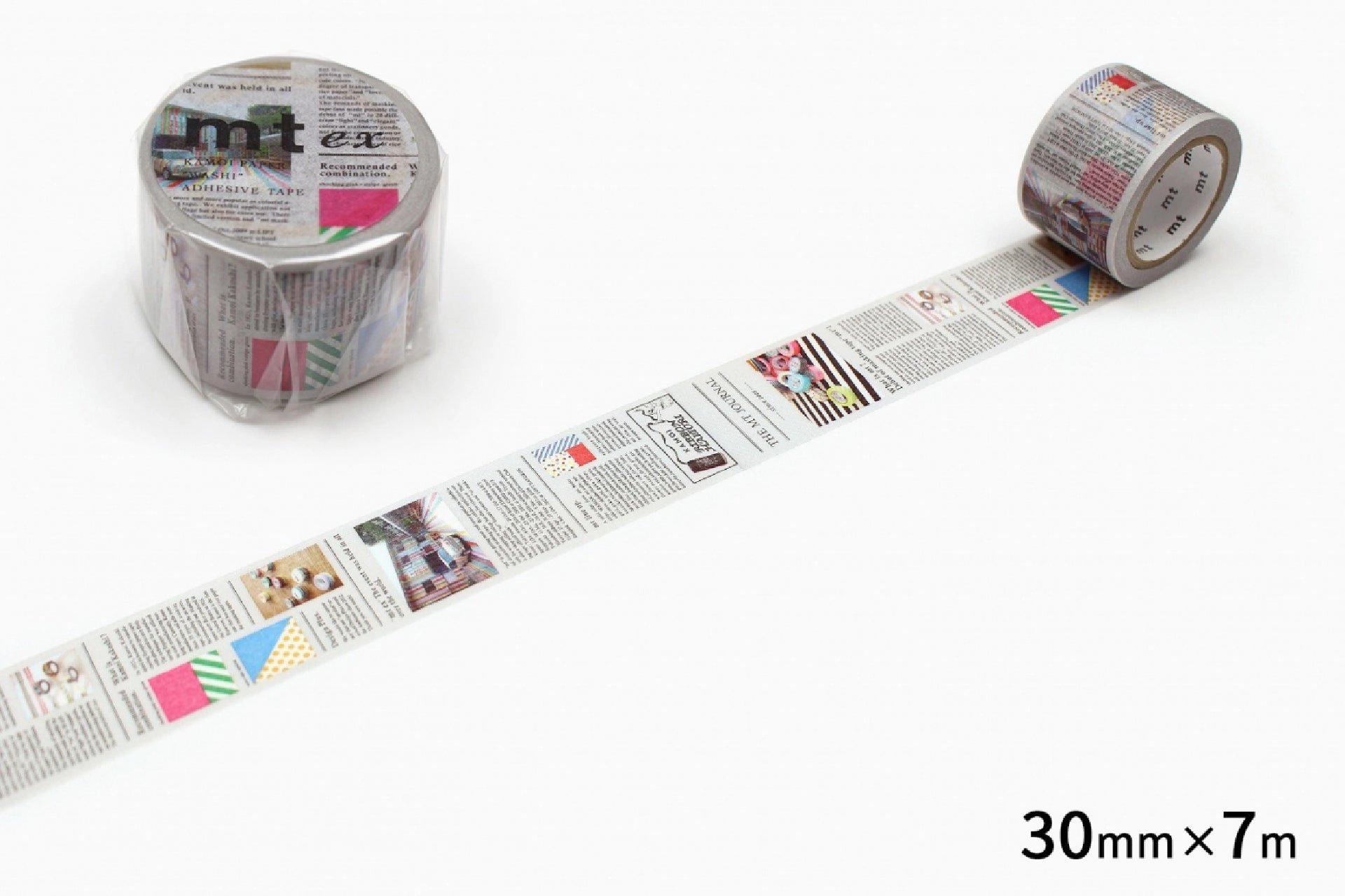 biodegradable leather Mt Ex Washi Tape - Newspaper