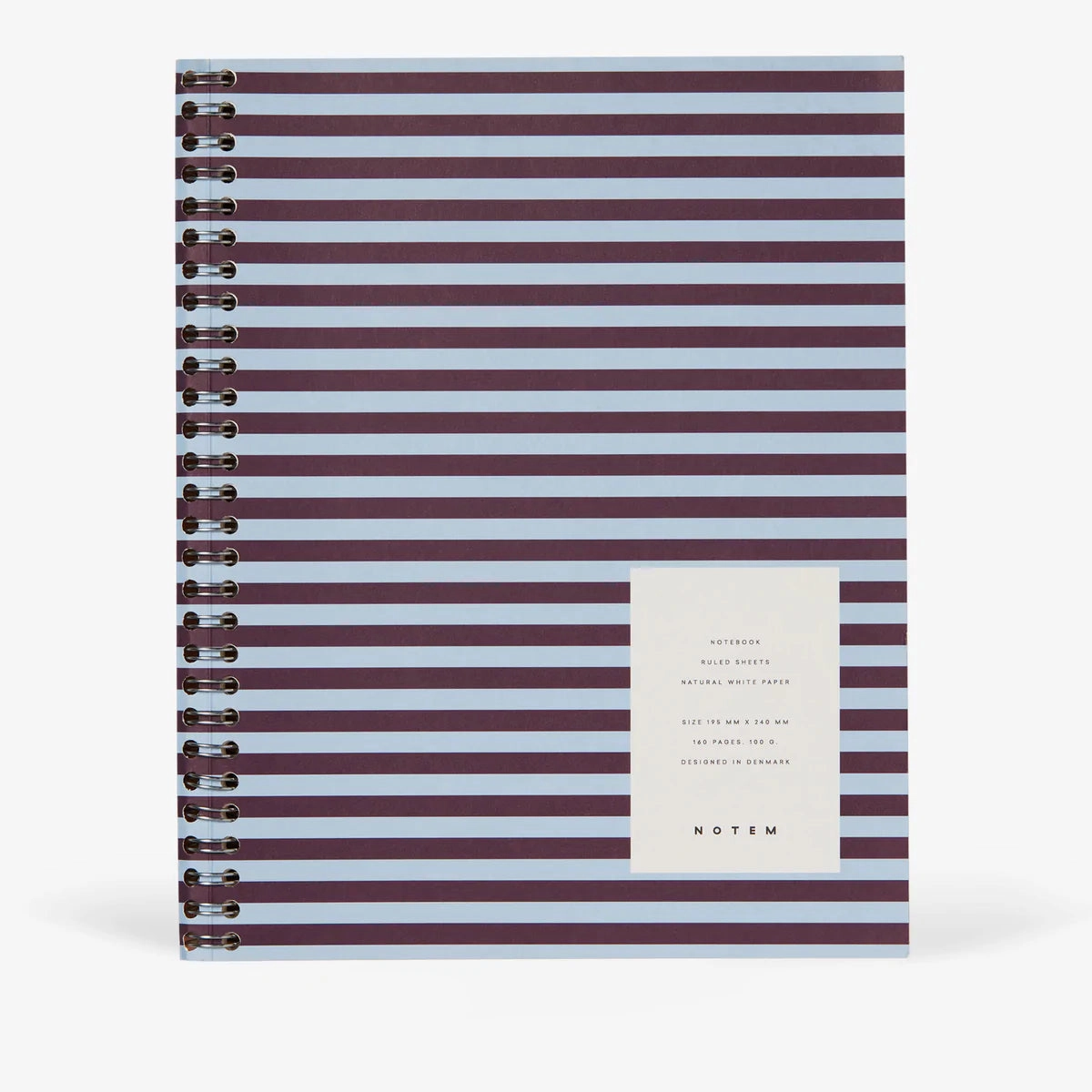 vintage Nela Wirebound Paper Cover Notebook