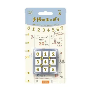 steel durable Beverly Planner Companion Stamp - Number