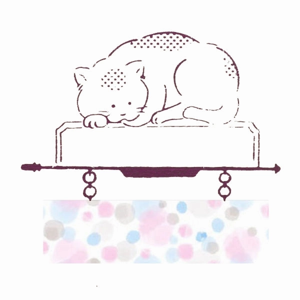 exclusive Beverly Companion Rubber Stamp - Cat Signboard