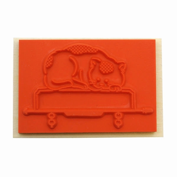 bulk set Beverly Companion Rubber Stamp - Cat Signboard